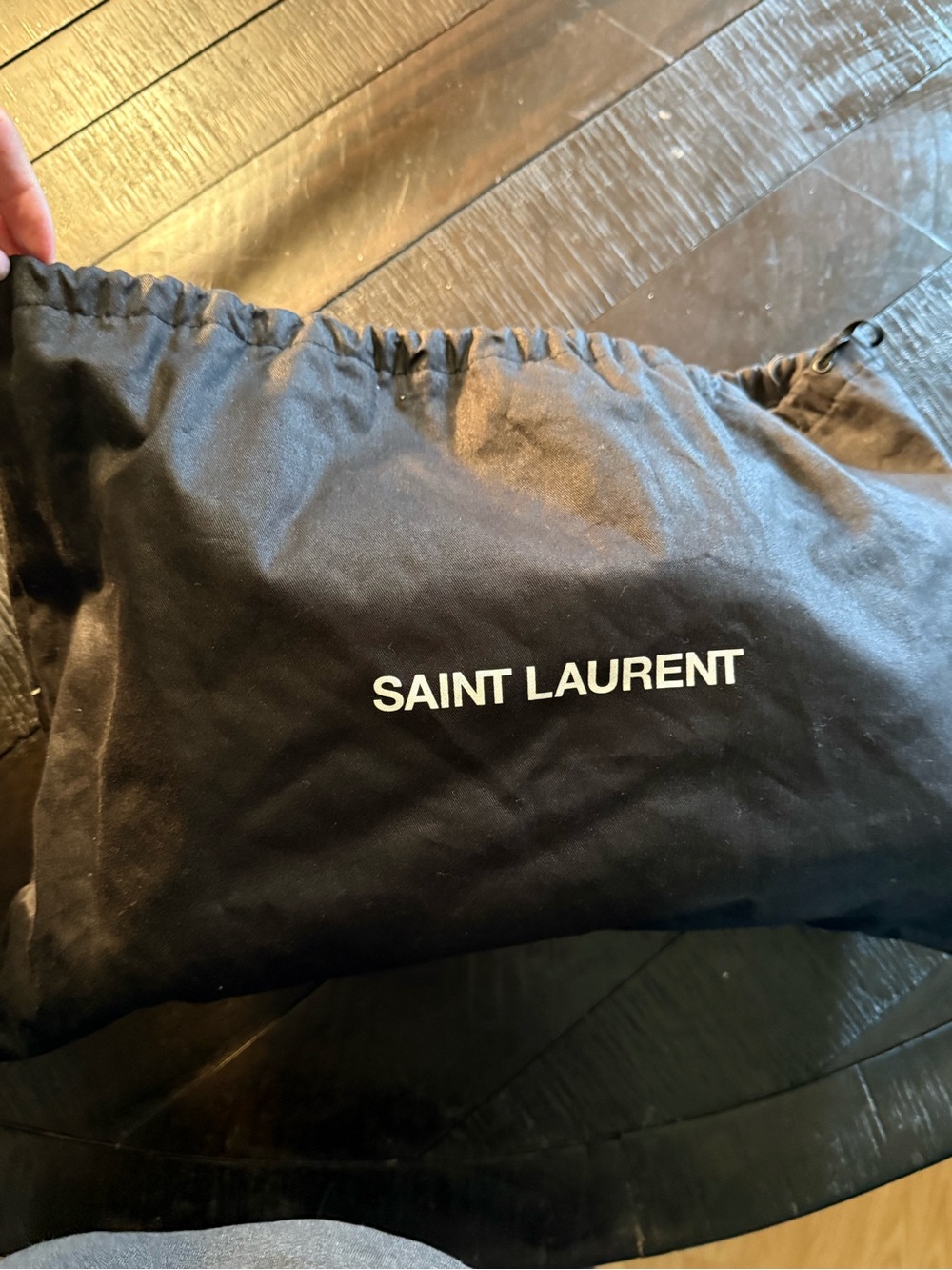 Saint Laurent grey small Boston bag with gold hardware BRAND NEW!!!